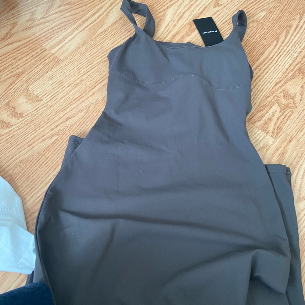 Fabletics Black Sleeveless Spaghetti Strap Sundress